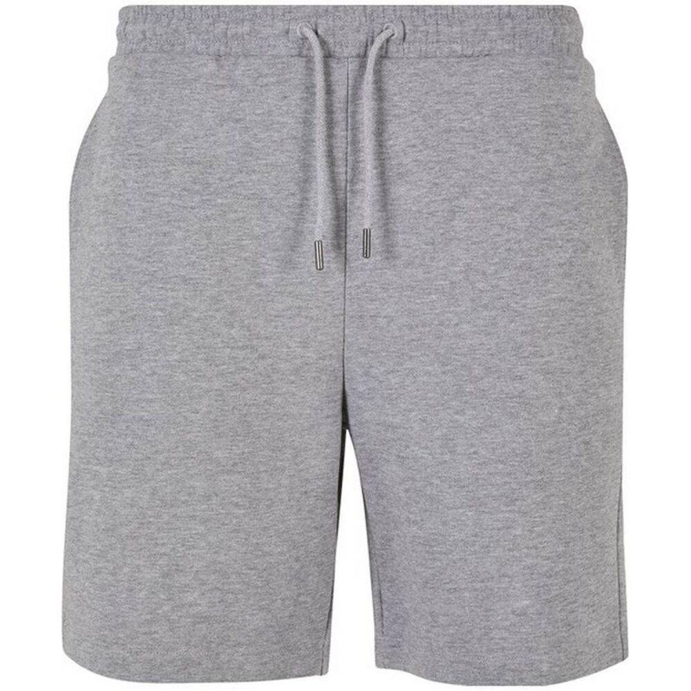 Build Your Brand Mens Ultra Heavy Sweat Shorts / Heather Grey